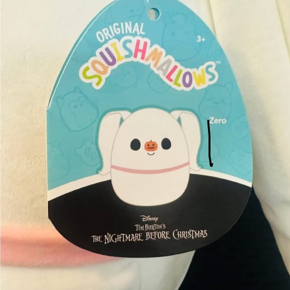 Nightmare Before Christmas Squishmallows Zero Ghost Dog Large 16” Halloween - Picture 3 of 5